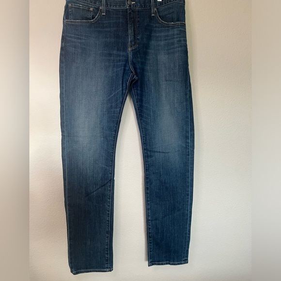 S.M.N. Men’s Straight Jeans Hunter in Waver Size 38 Whiskering Dark Denim - Picture 1 of 13